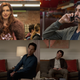 Top, from left: Anne Hathaway (Christopher Saunders/Amazon Studios); Dev Patel (Giovanni Rufino/Amazon Studios). Bottom: Paul Rudd, Paul Rudd (Netflix).
